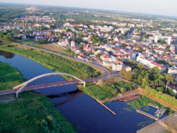 Bird's eye view of Ostroka